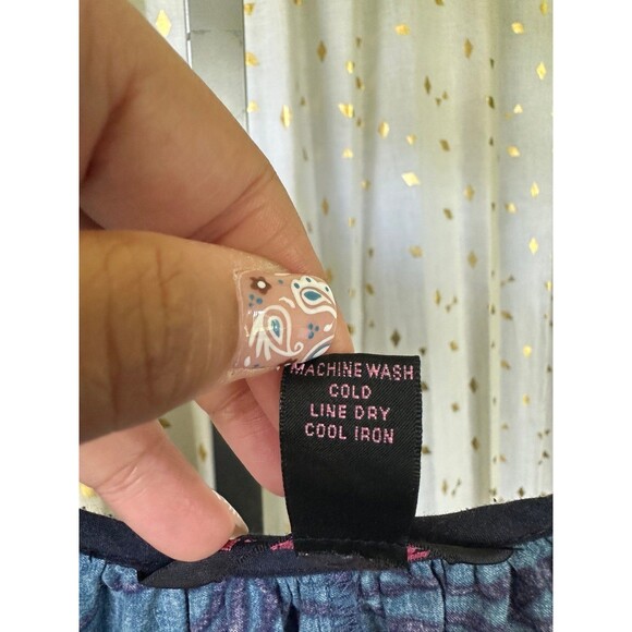 Forever 21 Women's 100% Cotton Retro Floral Hawaiian 70s 60s Inspired Dress M - Picture 5 of 5